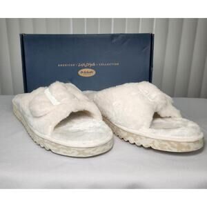 Dr. Scholl's Staycay OG Slippers Faux Fur Tofu Women's Size 11 M New In Box